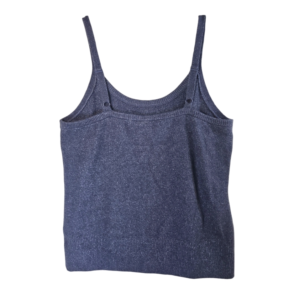 Torrid Size 1X Vegan Cashmere Blue Cami Sweater Top - Picture 5 of 6
